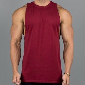 Alphalete Maroon Cutoff Tee